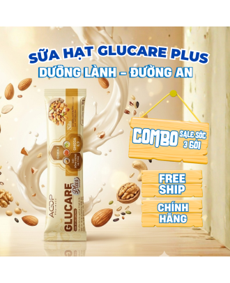 1 Gói Sữa Hạt dinh dưỡng GLUCARE PLUS - Dùng được cho người ăn chay, healthy, tiểu đường