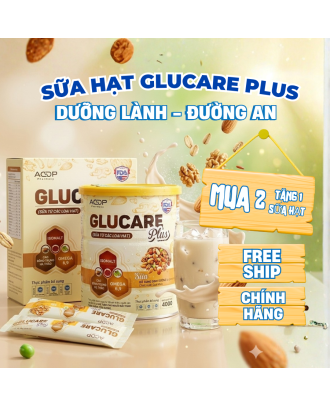Sữa Hạt dinh dưỡng GLUCARE PLUS - Dùng được cho người tiểu đường