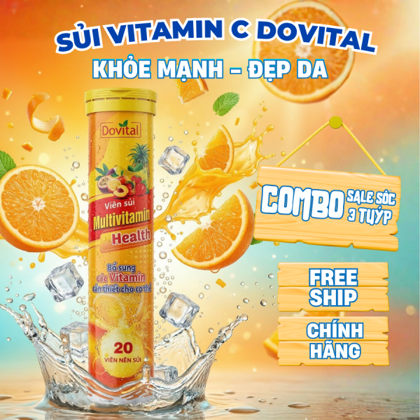 Cam · 1 Tuýp · MultiVitamin Health Dovital
