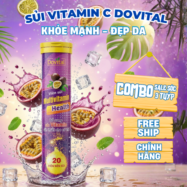 Chanh leo · 1 Tuýp · MultiVitamin Health Dovital