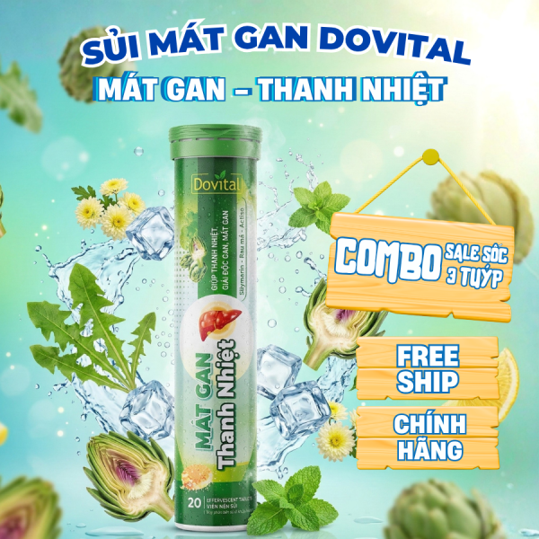 1 Tuýp · Sủi mát gan Dovital
