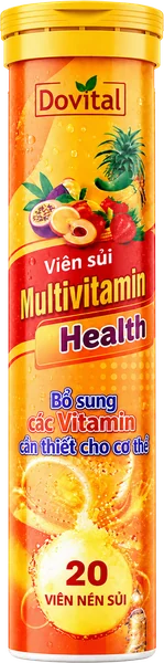 Tuýp viên sủi Dovital MultiVitamin Health vị cam