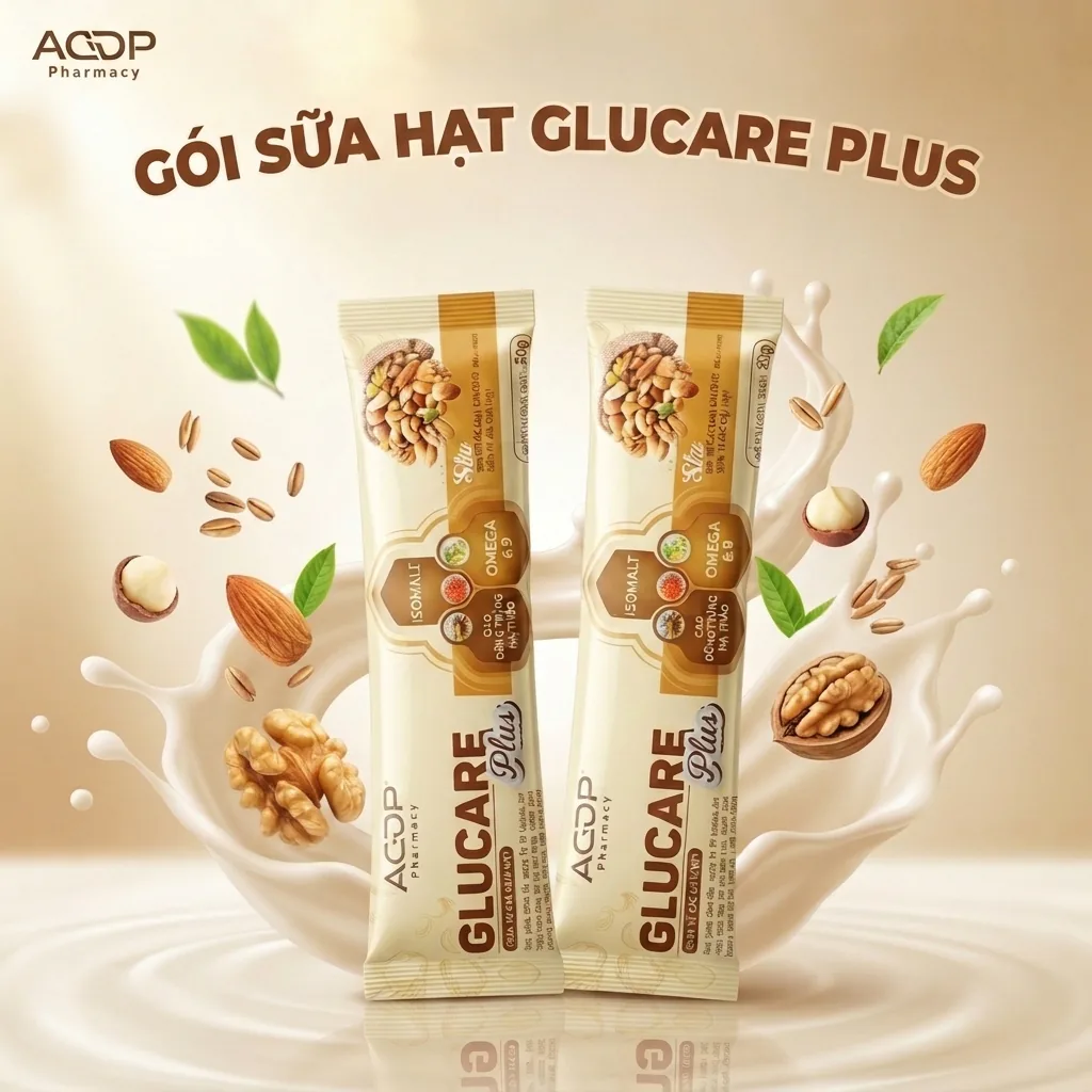 Bộ sữa hạt Glucare Plus dùng thử 9.000đ